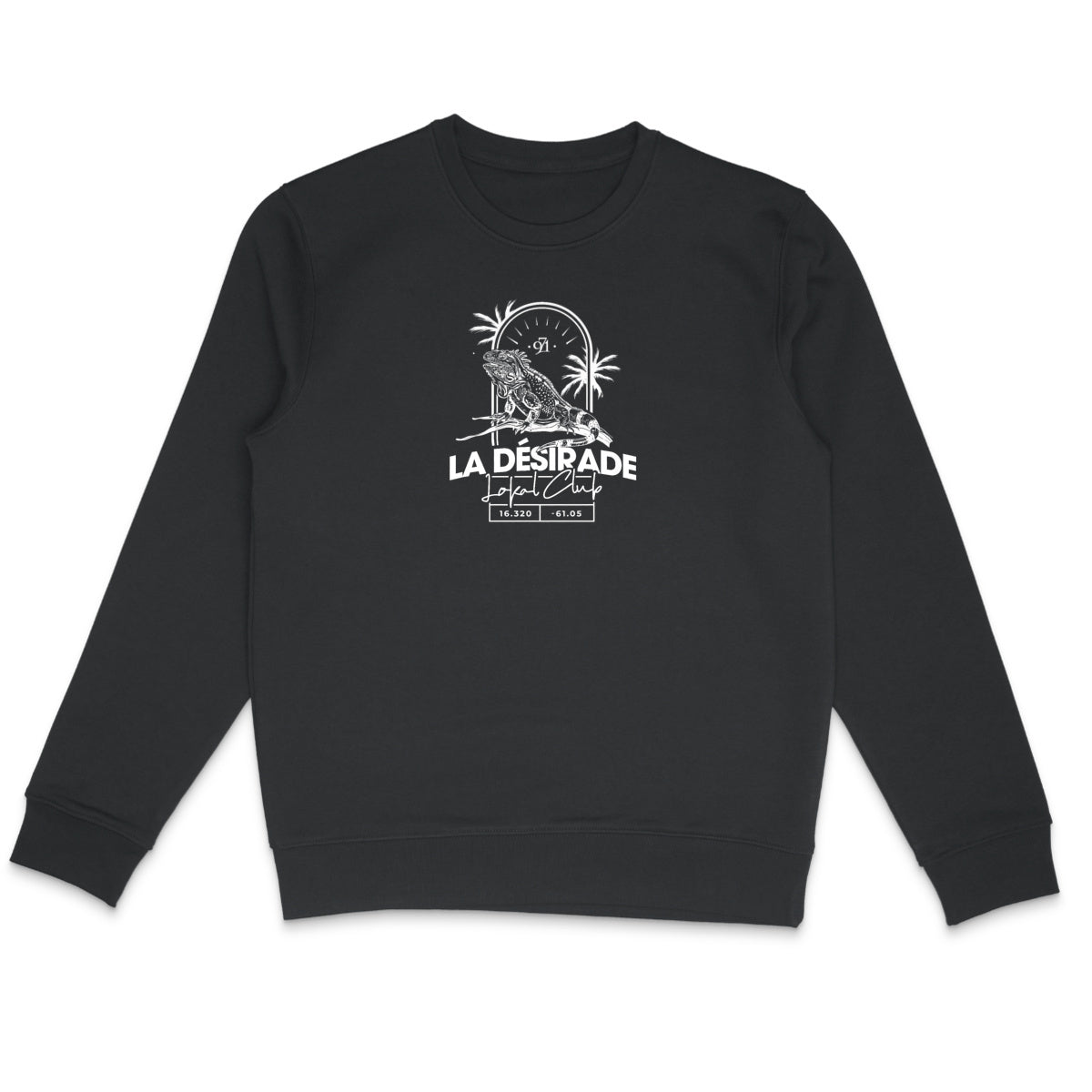 Sweat-shirt léger - Iguane La Désirade - face_0
