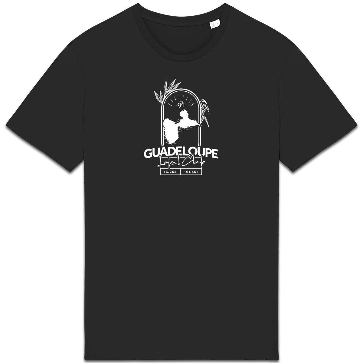 T-shirt unisexe premium - Carte Guadeloupe - face_0