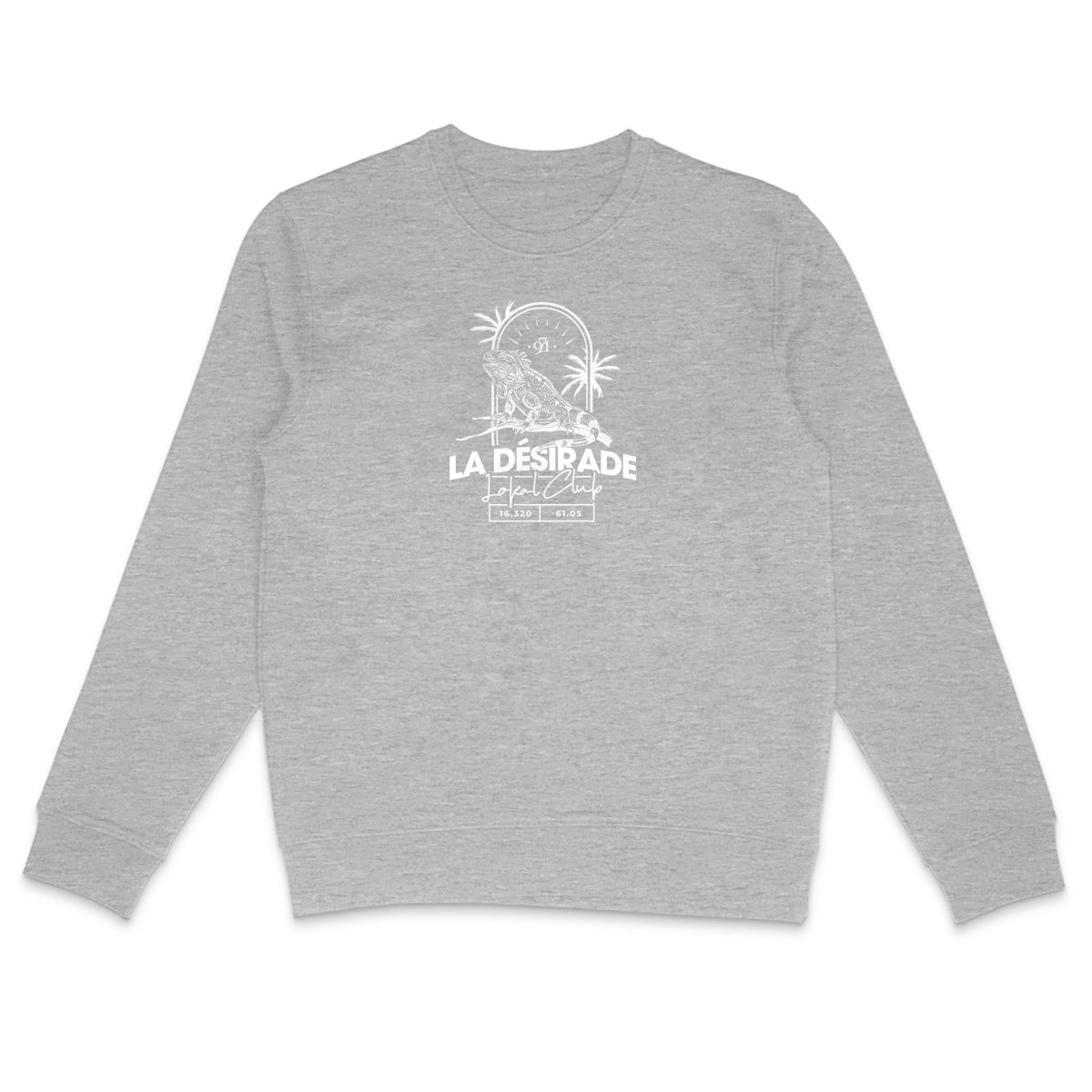 Sweat-shirt léger - Iguane La Désirade - face_1