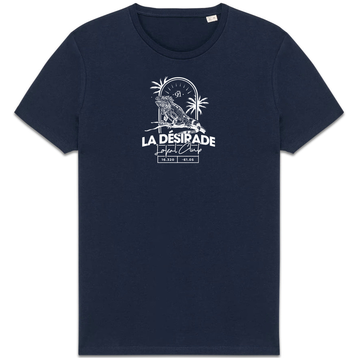 T-shirt unisexe premium - Iguane La Désirade - face_2