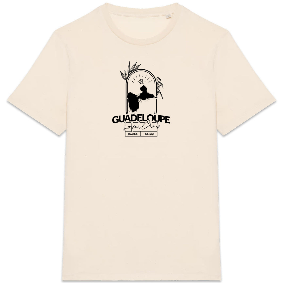 T-shirt unisexe premium - Carte Guadeloupe - face_3