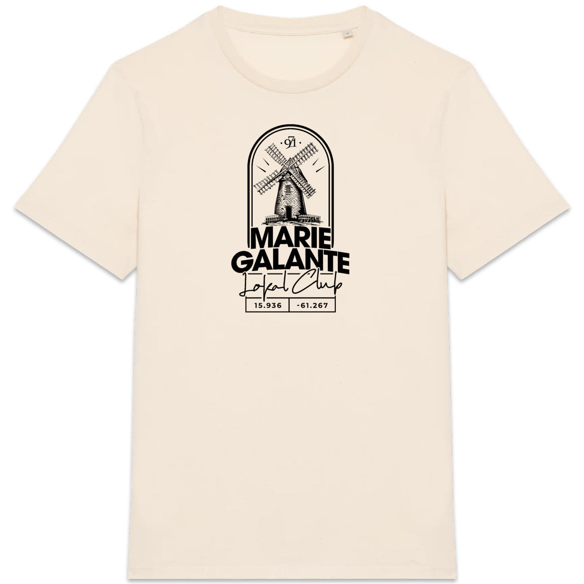 T-shirt unisexe premium - Moulin Marie-Galante - face_3