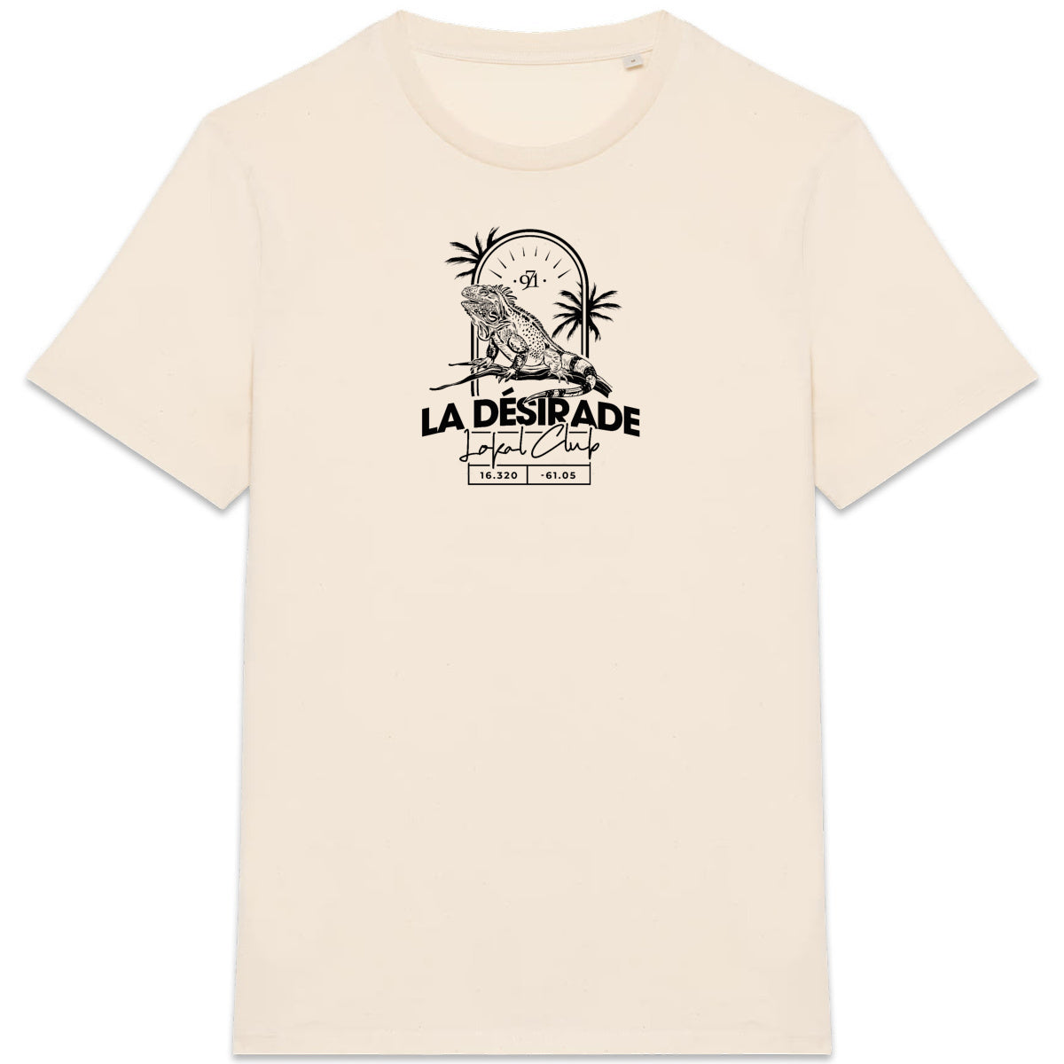 T-shirt unisexe premium - Iguane La Désirade - face_3