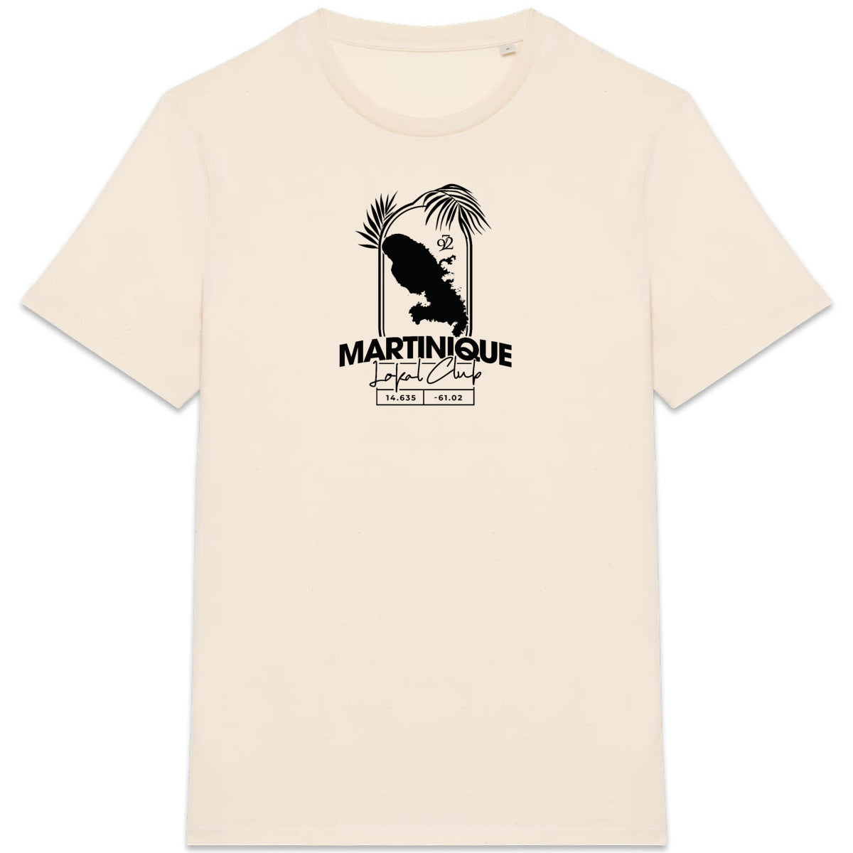 T-shirt unisexe premium - Carte Martinique - face_3