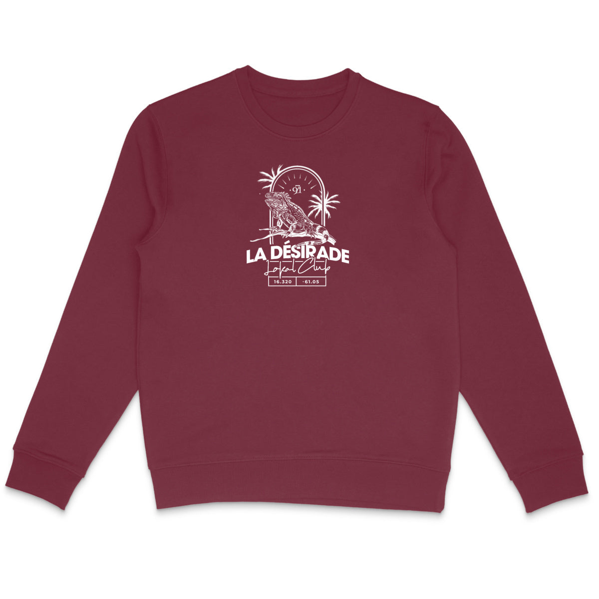 Sweat-shirt léger - Iguane La Désirade - face_3