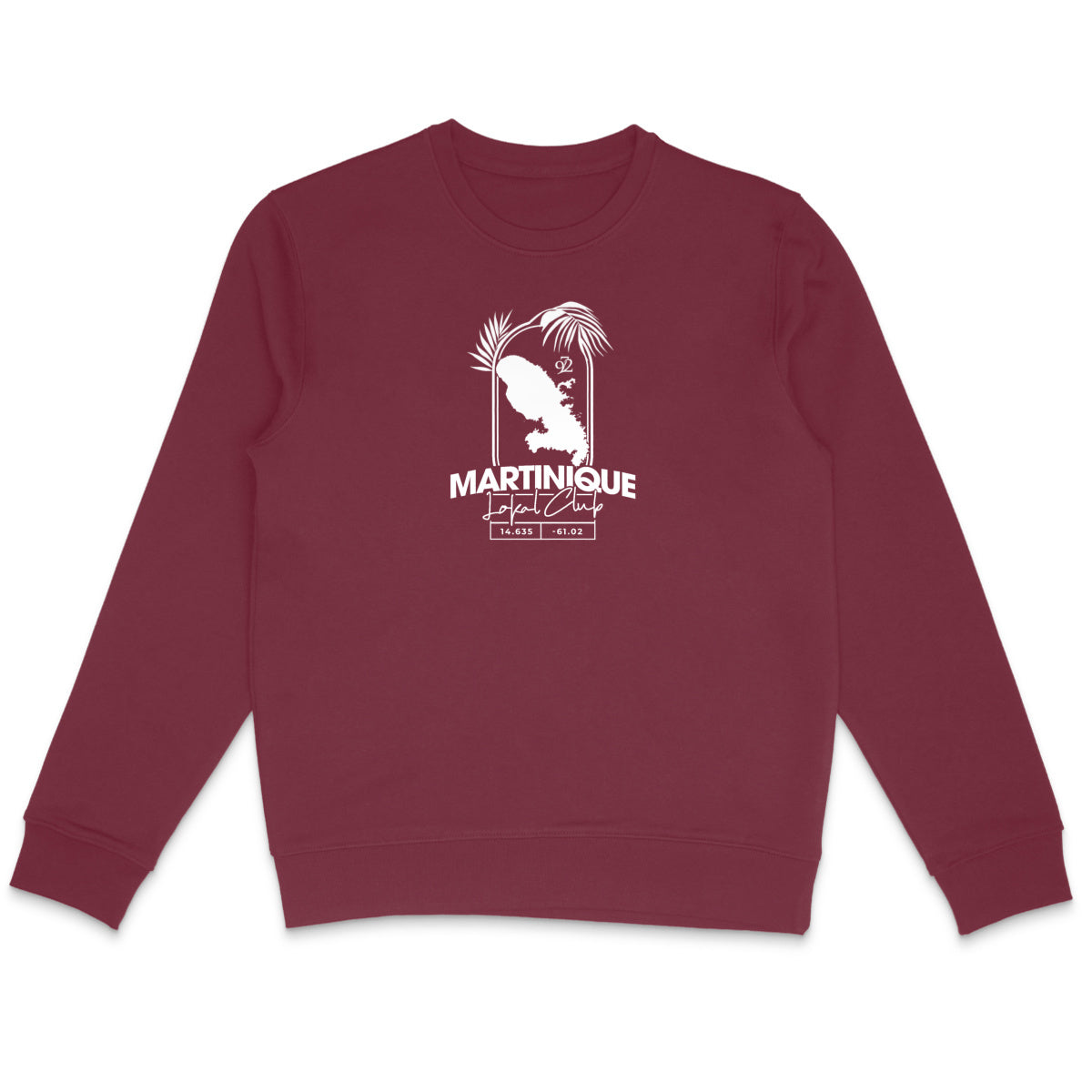 Sweat-shirt léger - Carte Martinique - face_3