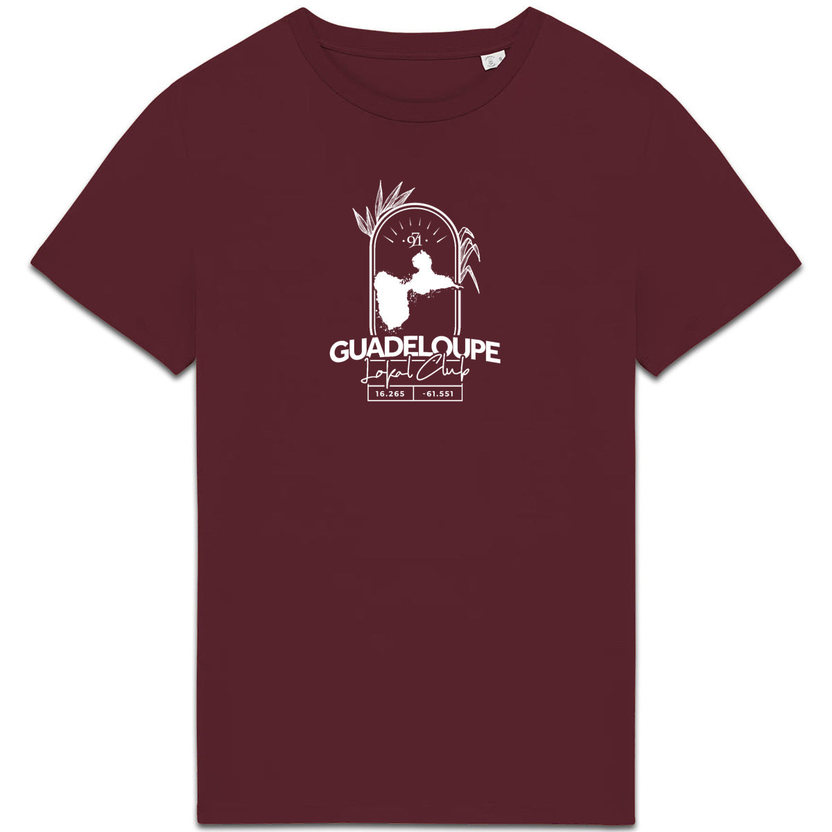 T-shirt unisexe premium - Carte Guadeloupe - face_3