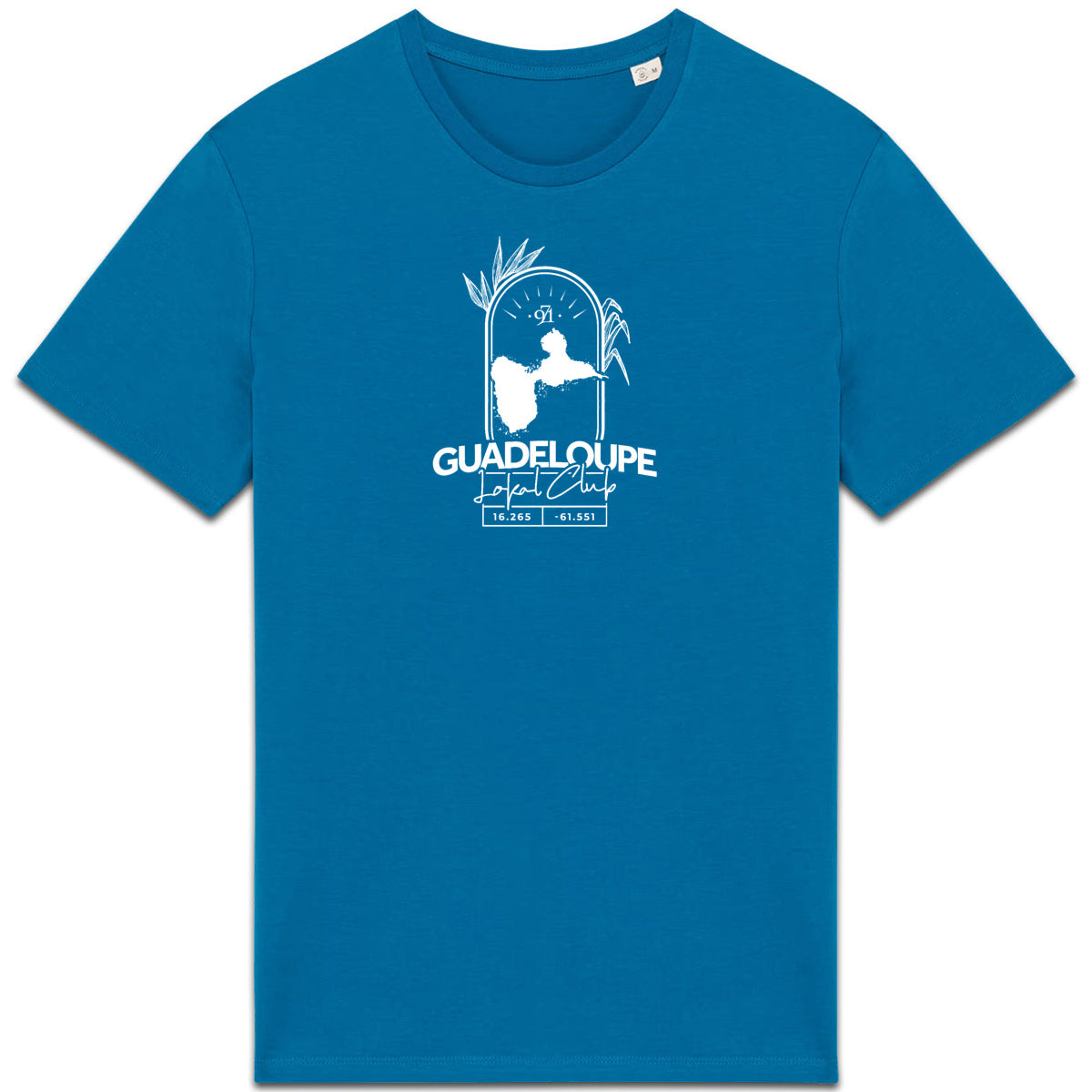 T-shirt unisexe premium - Carte Guadeloupe - face_4