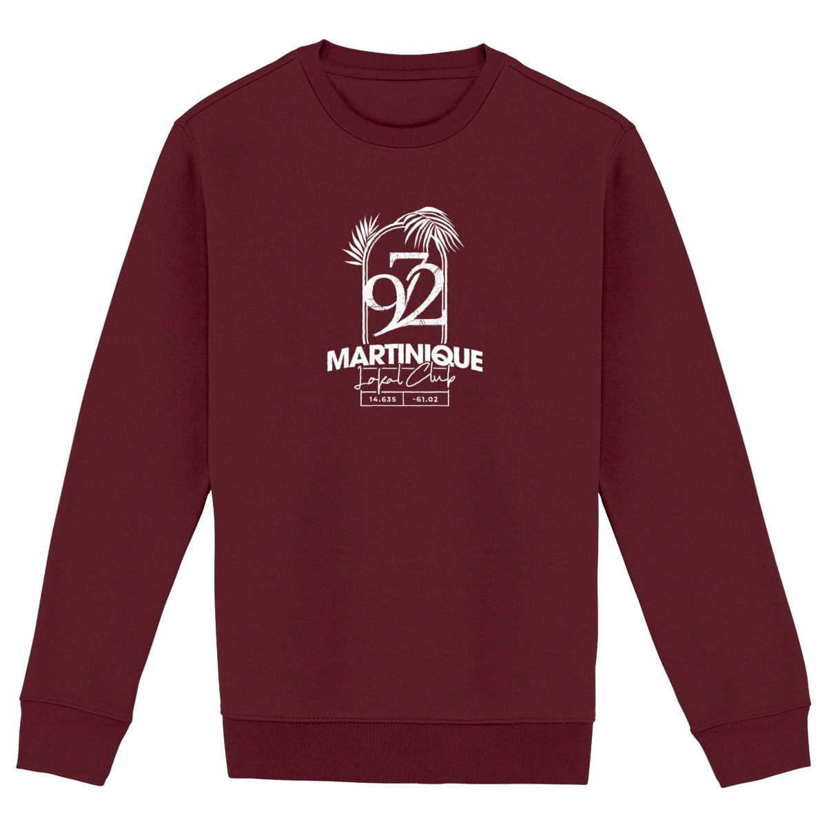 Sweat-shirt premium - 972 - face_bordeaux