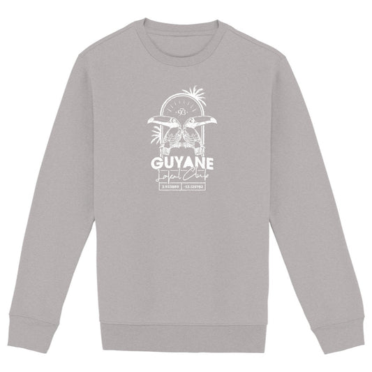 Sweat-shirt premium - Toucan Guyane - face_gris