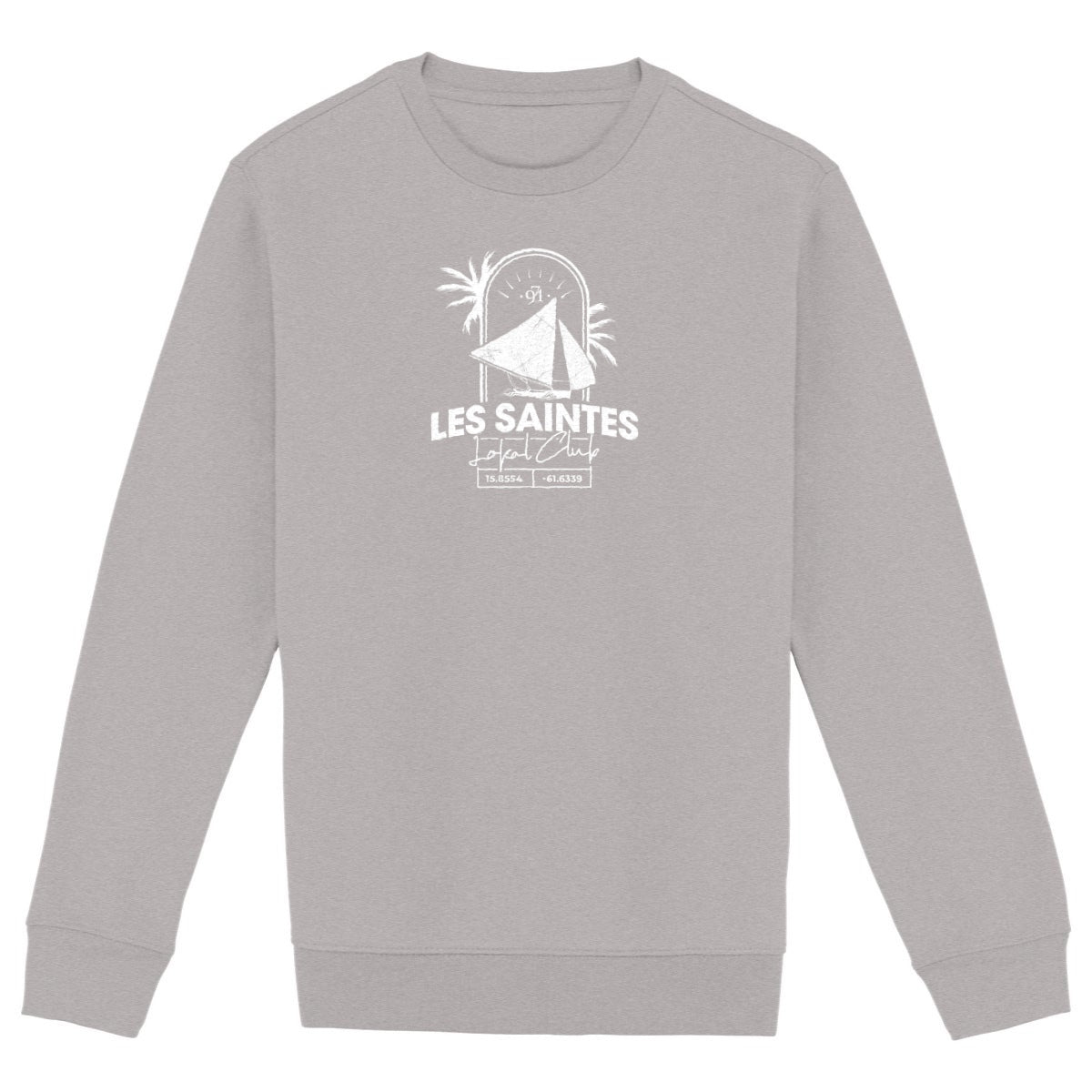 Sweat-shirt premium - Saintoises Les Saintes - face_gris