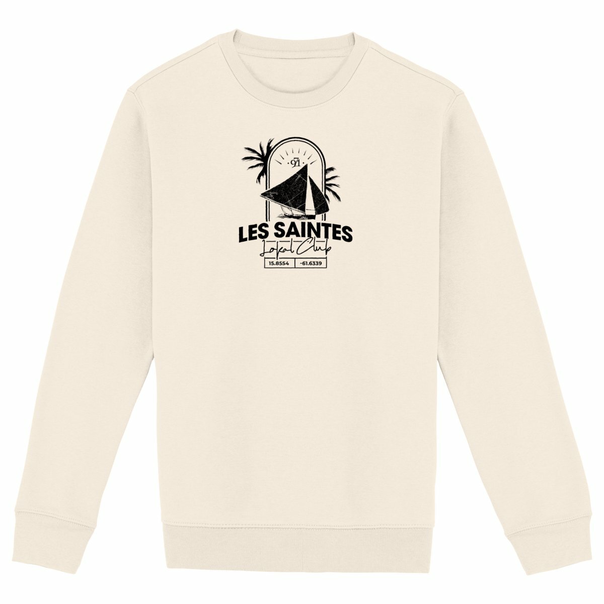 Sweat-shirt premium - Saintoises Les Saintes - face_ivoire
