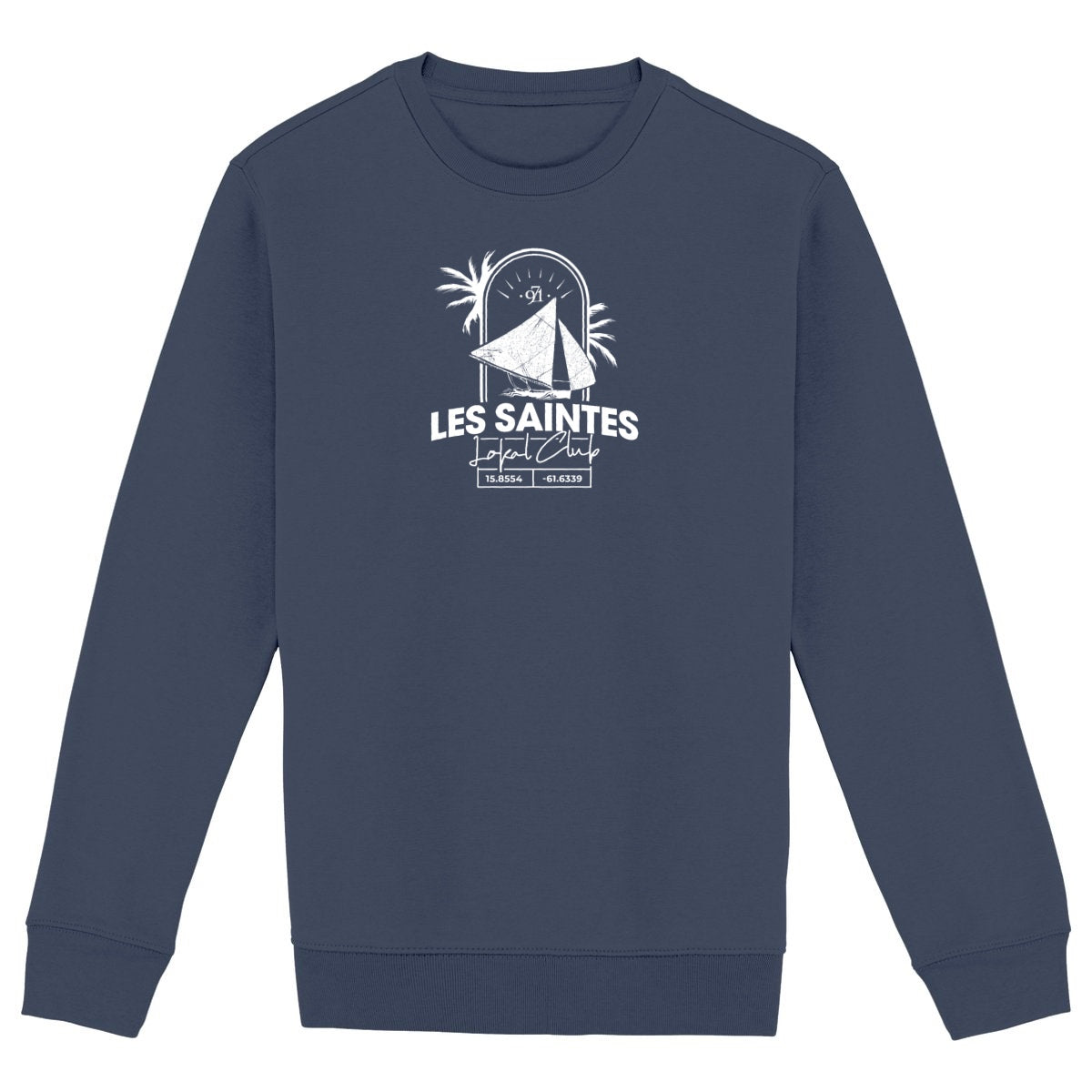 Sweat-shirt premium - Saintoises Les Saintes - face_marine