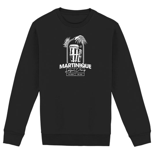 Sweat-shirt premium - Tambours Martinique - face_noir