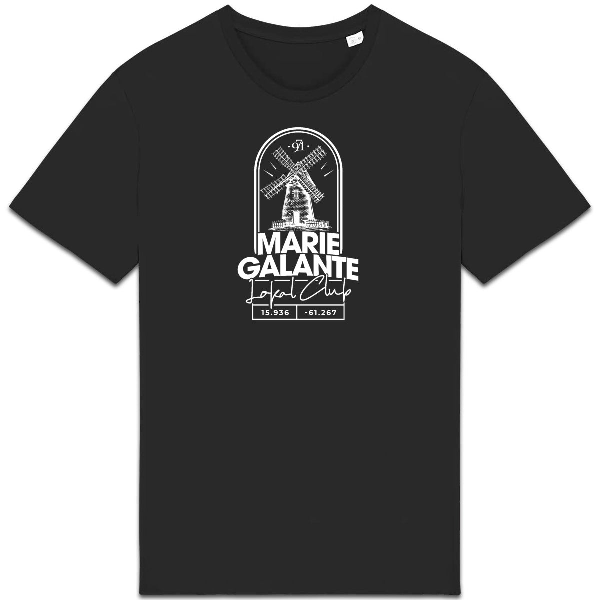T-shirt unisexe premium - Moulin Marie-Galante - face_0